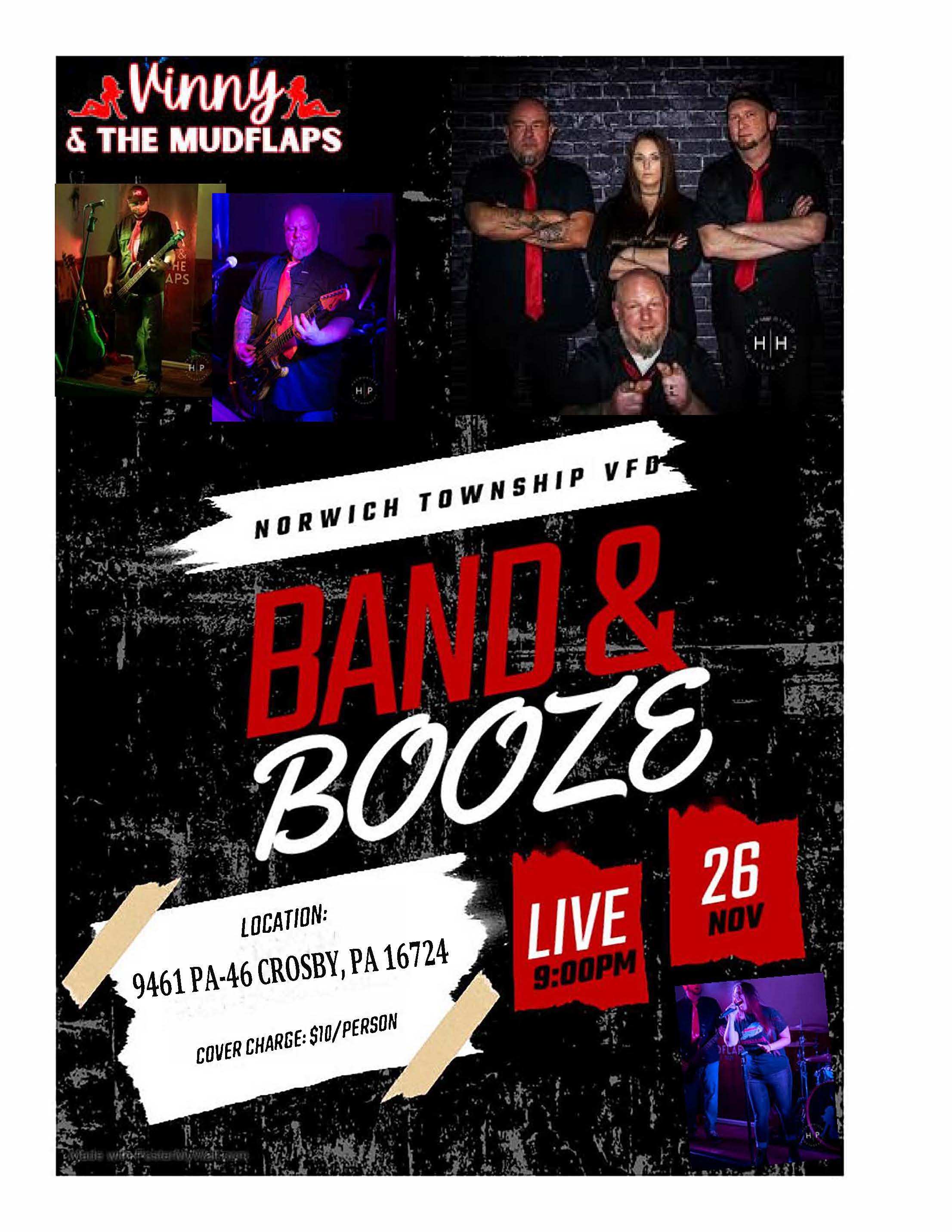 Band & Booze with Vinny & the Mudflaps